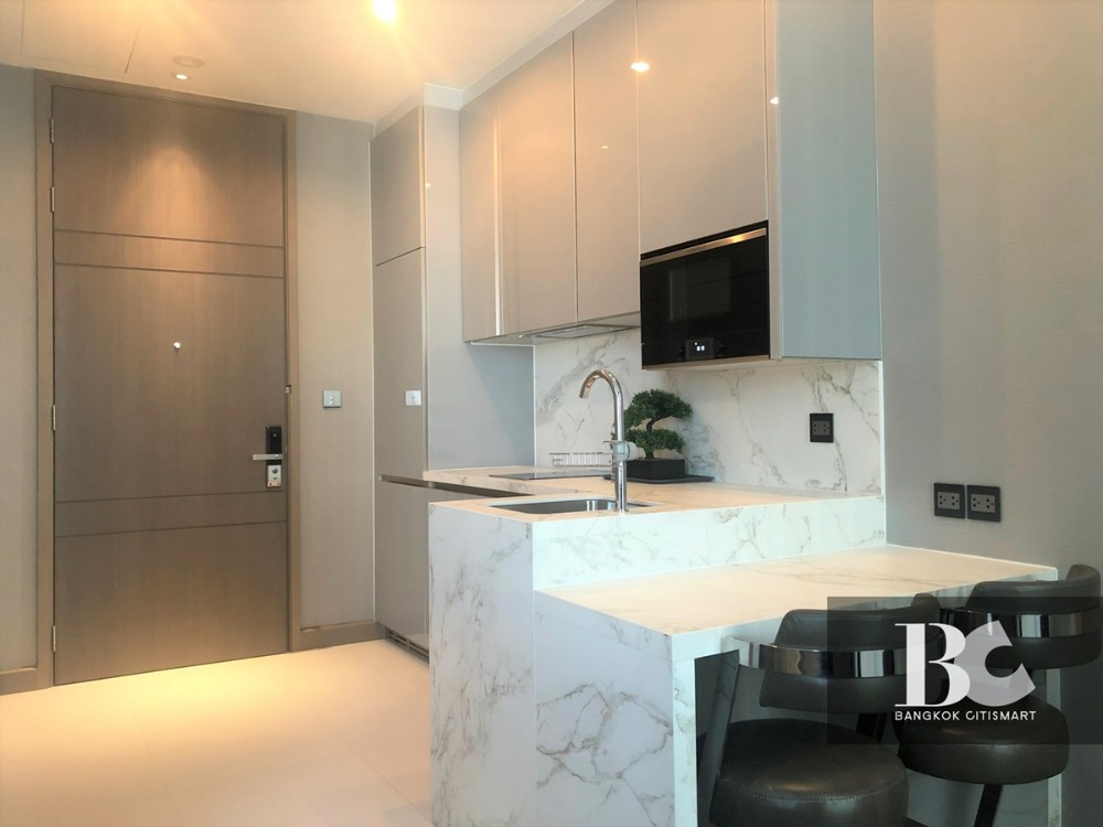 For SaleCondoRama9, Petchburi, RCA : Luxurious condo at Asoke 1 bed The Esse at Singha Complex, MRT Phetchaburi and SWU