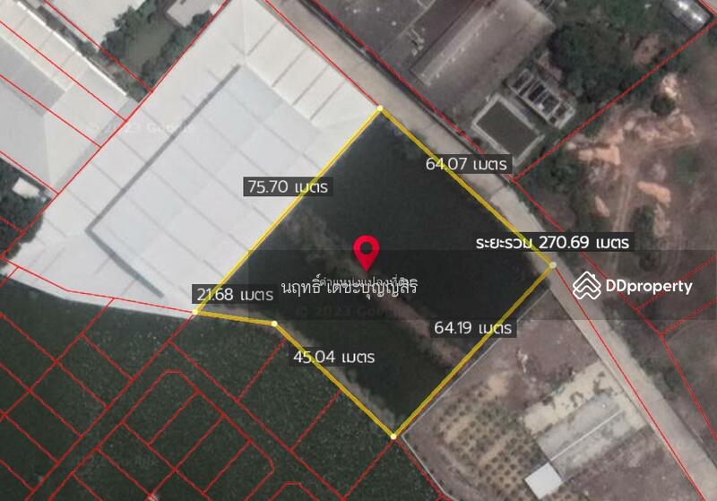 For SaleLandSamut Prakan,Samrong : K1624 Land for sale, 2- 2 -67 rai, Soi Suk Sawat 78, beautiful rectangular plot, 8 meter wide concrete road, convenient transportation