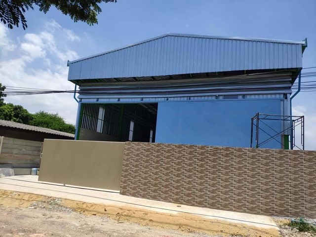 For RentWarehouseRama 2, Bang Khun Thian : RK589 Newly built warehouse for rent, Soi Bang Kradee 10, Rama 2, area 120 sq m., usable area 400 sq m., width 12 m., height 7 m.