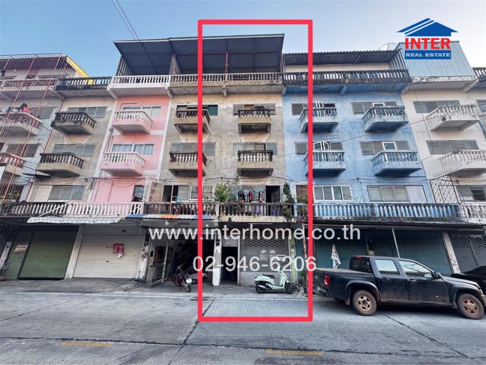 For SaleShop HousePathum Thani,Rangsit, Thammasat : 4-storey commercial building, 14 sq m, White House Village, Khlong Luang, near Future Park Rangsit, Soi Khlong Luang 17, Rangsit-Nakhon Nayok Road, Phahon Yothin Road, Khlong Luang, Pathum Thani