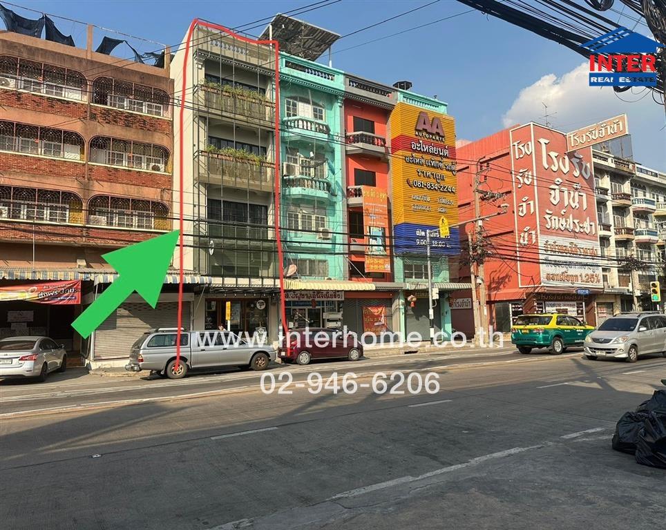 ขายอาคารพาณิชย์นนทบุรี บางใหญ่ บางบัวทอง : อาคารพาณิชย์ 4.5 ชั้น 18 ตร.ว. อาคารพาณิชย์ ใกล้บิ๊กซีติวานนท์ ซอยประชาราษฎร์12,14 ถนนประชาราษฏร์ ถนนติวานนท์ เมืองนนทบุรี นนทบุรี