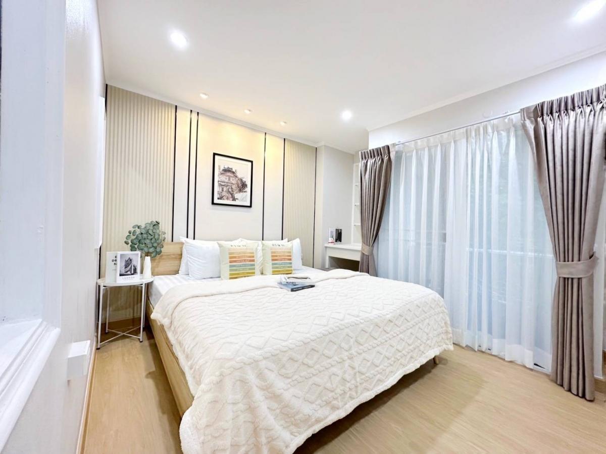 For SaleCondoRamkhamhaeng, Hua Mak : 📍Want a big room that feels like a home, but pay less than rent, near the train, life is as easy as ordering Grab! Must be here! 👉 Bodin Sweet Home (Bodin Sweet Home)🌲🌲