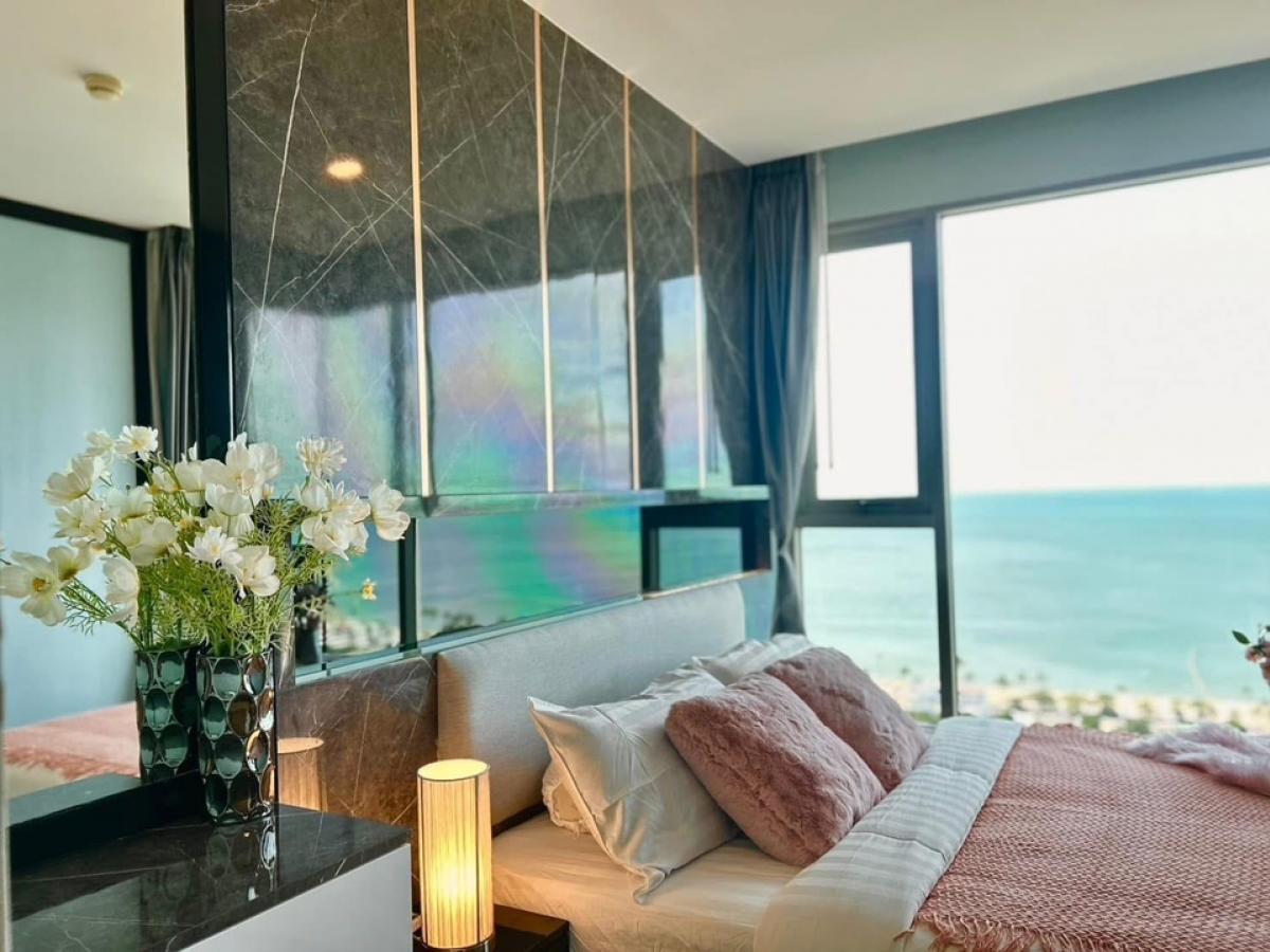 ให้เช่าคอนโดพัทยา บางแสน ชลบุรี สัตหีบ : FoR Rent ‼️ Seaview ปล่อยเช่าคอนโดริเวียร่า จอมเทียน ชั้น 32ใก้ลหาดจอมเทียน เดือนละ 25,000 รวมค่าส่วนกลาง (ราคานี้สัญญารายปีเท่านั้น)😃😃