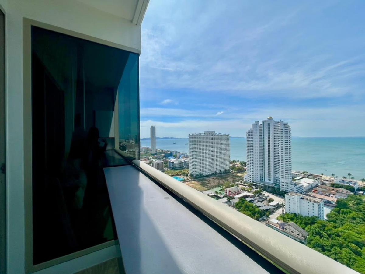 ให้เช่าคอนโดพัทยา บางแสน ชลบุรี สัตหีบ : FoR Rent ‼️ Seaview ปล่อยเช่าคอนโดริเวียร่า จอมเทียน ชั้น 32ใก้ลหาดจอมเทียน เดือนละ 25,000 รวมค่าส่วนกลาง (ราคานี้สัญญารายปีเท่านั้น)😃😃