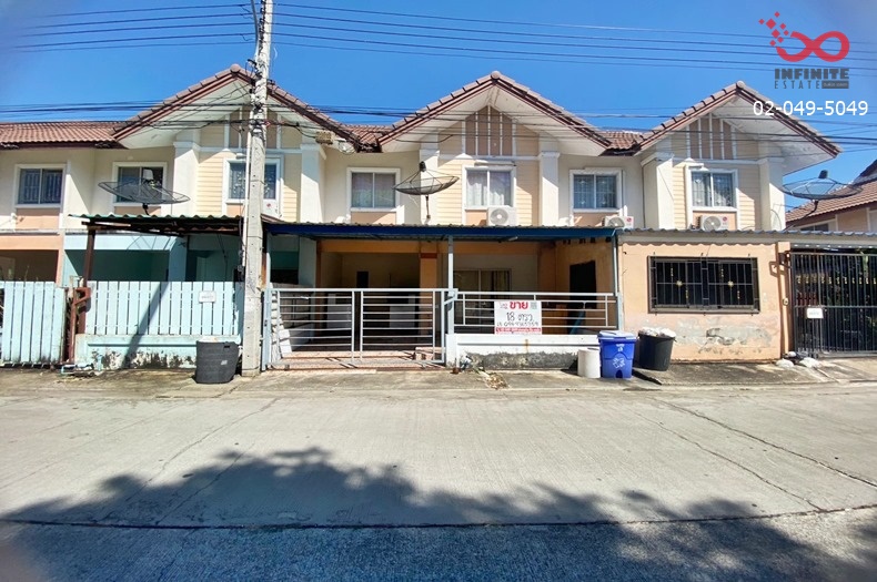 For SaleTownhomeChachoengsao : 2-storey townhouse for sale, Pruksa Village 36, Soi Wat Khwan Sa-at, Chachoengsao