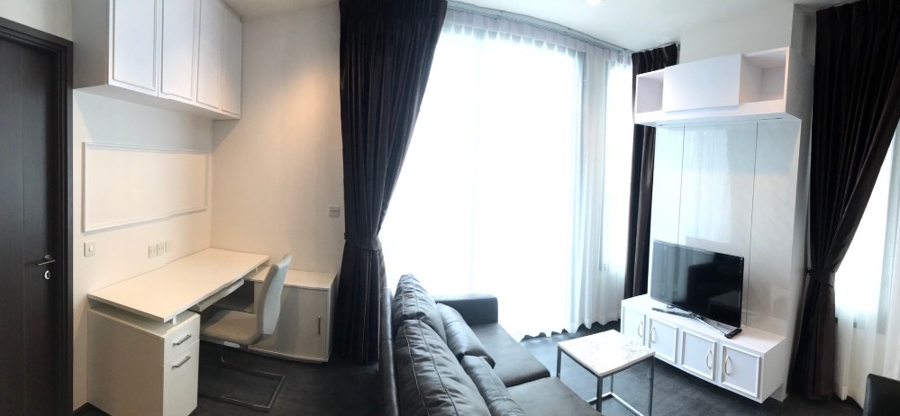 For RentCondoSukhumvit, Asoke, Thonglor : (FOR RENT)🟢 Edge Sukhumvit 23  I 1-BR, Fully Furnished & Equipped. ㅡ Near 🚆BTS Asok / MRT Sukhumvit