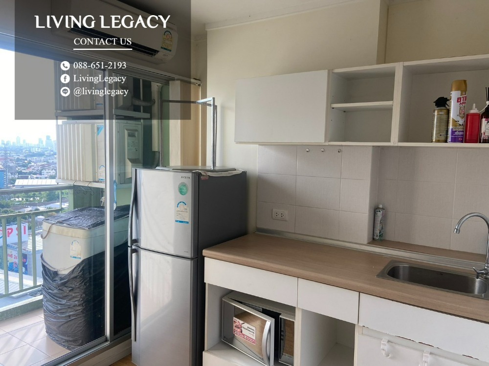 For RentCondoPattanakan, Srinakarin : SLYK6T Condo for rent Lumpini Place Srinakarin - Huamark Station 26 sq m. 20th floor, Building A line id : @livinglegacy