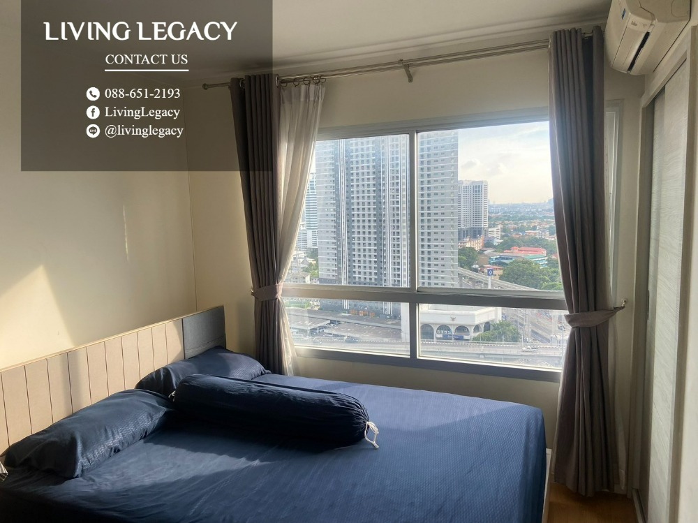 For RentCondoPattanakan, Srinakarin : SLYK6T Condo for rent Lumpini Place Srinakarin - Huamark Station 26 sq m. 20th floor, Building A line id : @livinglegacy