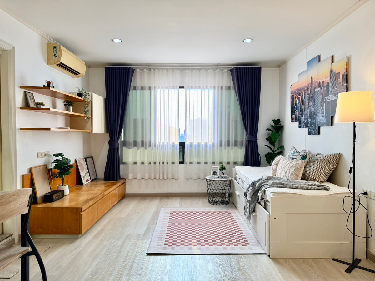 ให้เช่าคอนโดอ่อนนุช อุดมสุข : ให้เช่า คอนโดห้องมุมใหญ่ โครงการ “Lumpini Ville Sukhumvit 77“ ห้องใหญ่ ขนาด 48 ตร.ม. ตกแต่งครบพร้อมเครื่องใช้ไฟฟ้า พร้อมอยู่