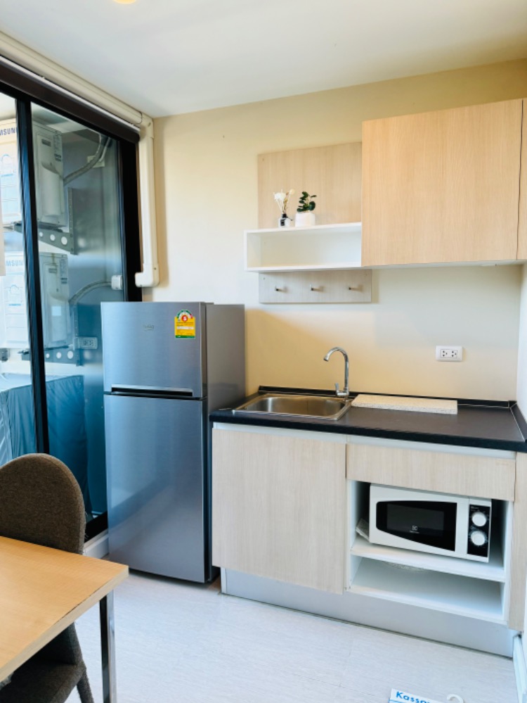 ให้เช่าคอนโดนวมินทร์ รามอินทรา : ให้เช่า คอนโด The cube นวมินทร์-รามอินทรา มีเครื่องซักผ้าฝาหน้า มีแอร์ 2 ตัว ตกแต่งครบ