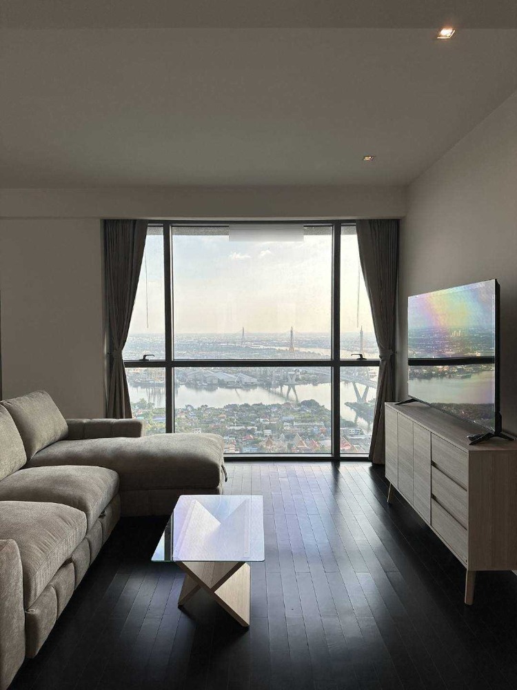 For RentCondoRama3 (Riverside),Satupadit : LTH11462 - THE PANO Rama 3 FOR RENT Size 129.2 sqm. 2 beds 2 baths Near BRT Wat Dan ONLY 70K/Month