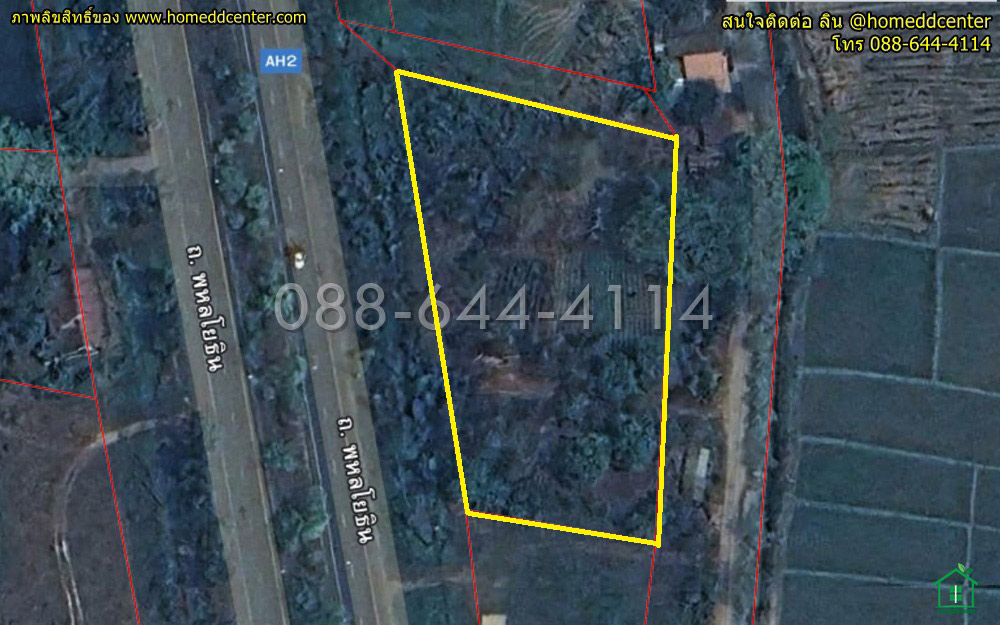 ขายที่ดินเชียงราย : ขายที่ดิน เชียงราย ถนนพหลโยธิน (ทล1) อ.พาน จ.เชียงราย 3-0-22 ไร่ ใกล้ ม.เทคโนฯ ราชมงคล ล้านนา วัดร่องขุ่น