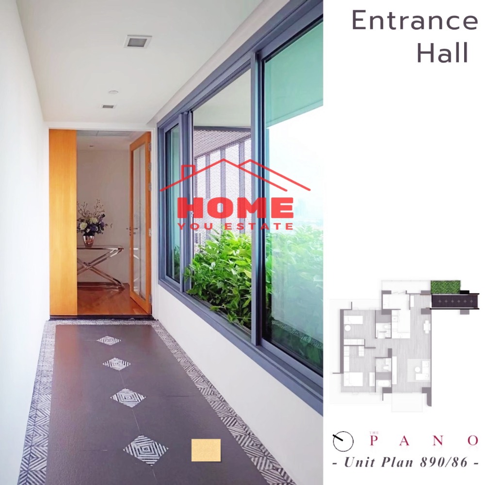 For SaleCondoRama3 (Riverside),Satupadit : for sale and rent, Condo The Pano Rama 3, new room, fully furnished