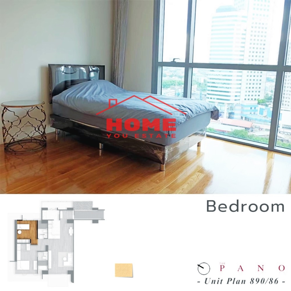 For SaleCondoRama3 (Riverside),Satupadit : for sale and rent, Condo The Pano Rama 3, new room, fully furnished