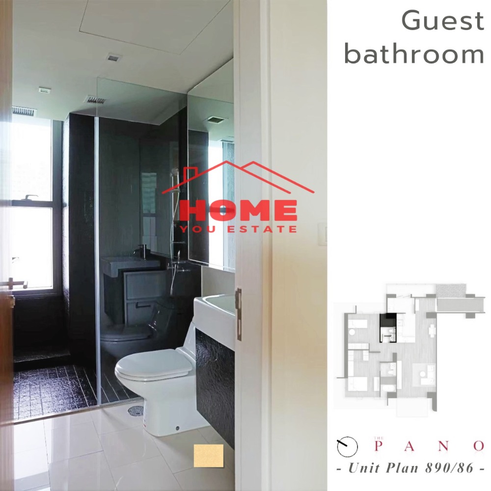 For SaleCondoRama3 (Riverside),Satupadit : for sale and rent, Condo The Pano Rama 3, new room, fully furnished