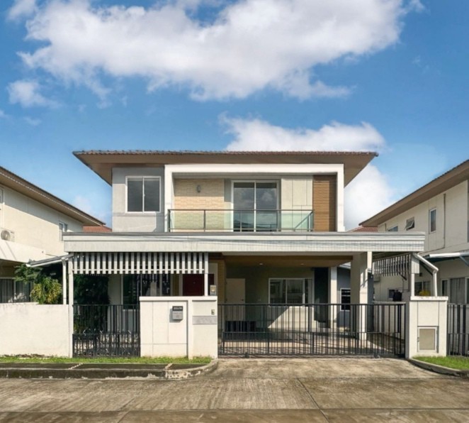 For SaleHouseMin Buri, Romklao : Single house for sale, Parkway@Ease Village, Ramkhamhaeng 190/1, area 50.6 sq m, 4 bedrooms, 3 bathrooms, Min Buri Subdistrict, Min Buri District, Bangkok