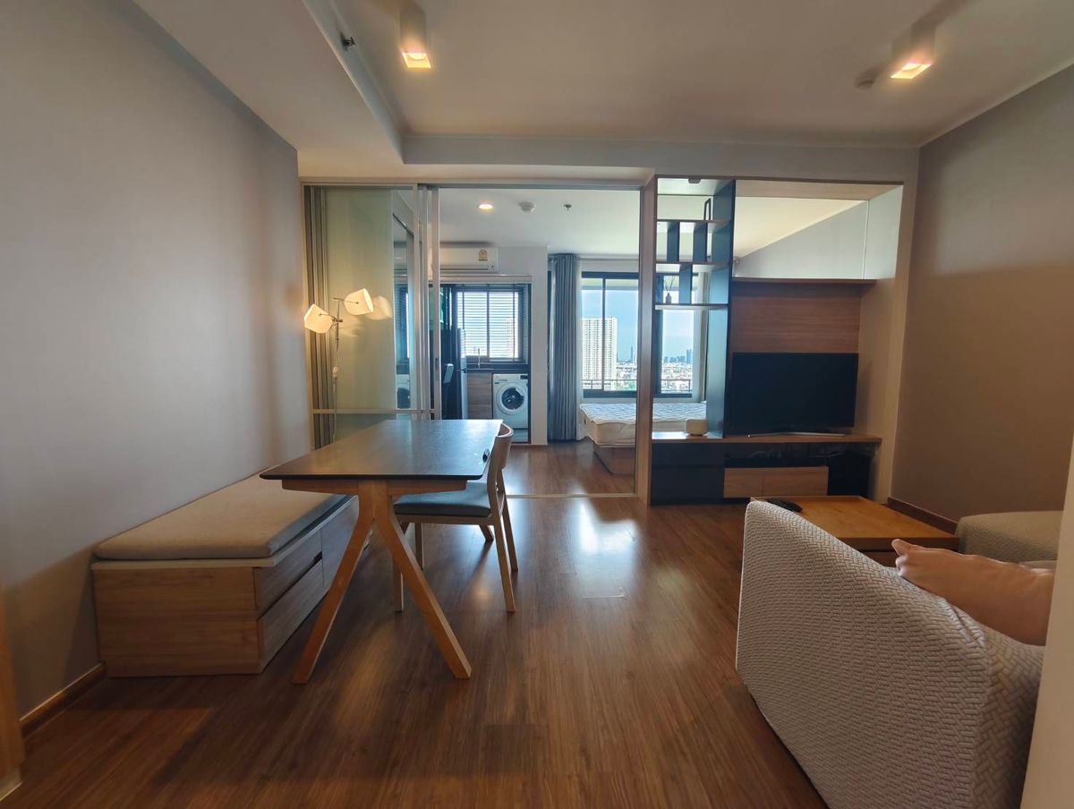 For RentCondoRama3 (Riverside),Satupadit : OMG1456  < Ready-to-move 10-Aug-25 >  Nice 1 Bedroom RIVERVIEW @ [ U Delight Residence Riverfront ]