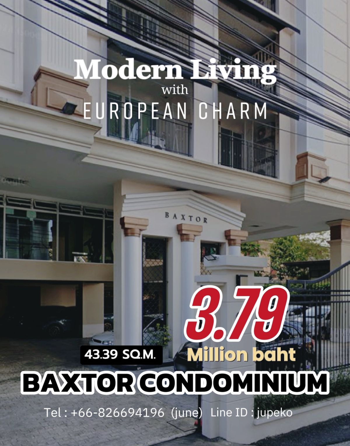 ขายคอนโดสะพานควาย จตุจักร : ‼️ลดเหลือ 3.79 Baxtor Paholyothin 14