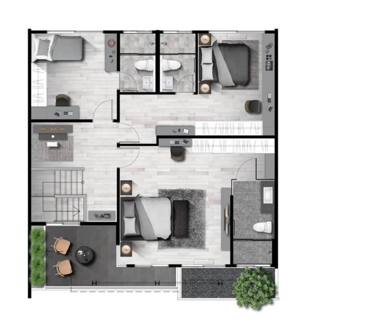 ขายบ้านบางนา แบริ่ง ลาซาล : 📢👇Vive บางนา กม. 7 หลังมุม ทิศเหนือ บ้านแบบ Loft ใกล้เมกะบางนาเพียง 500 เมตร