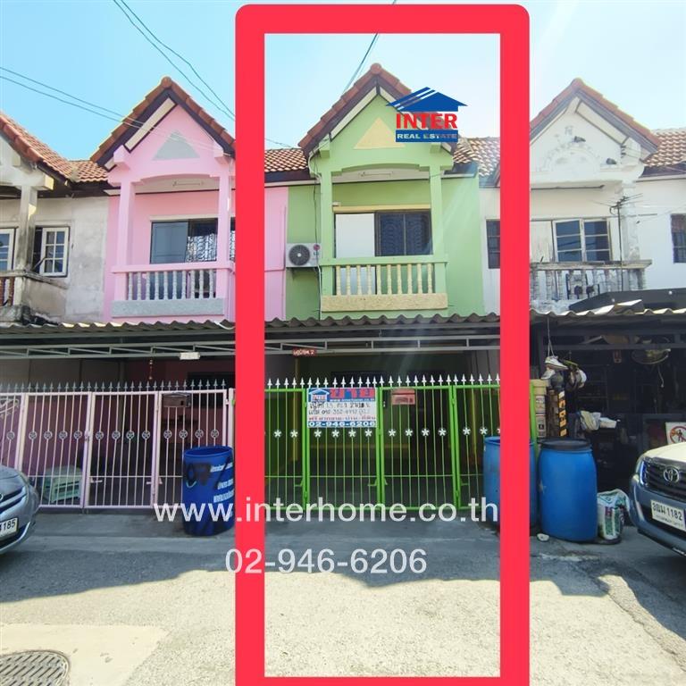 ขายทาวน์โฮมสมุทรปราการ สำโรง : ทาวน์เฮ้าส์ 2 ชั้น 13 ตร.ว. หมู่บ้านผาสุขนิรันดร์ ซอยเทศบาลบางปู59 ถนนสุขุมวิทสายเก่า ถนนศรีนครินทร์ เมืองสมุทรปราการ สมุทรปราการ
