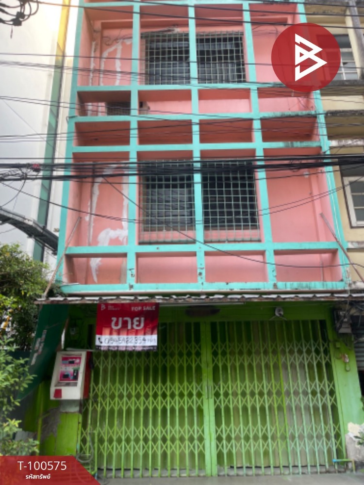 For SaleShop HouseSamut Prakan,Samrong : Commercial building for sale, 3 floors, area 19 square wah, Samrong, Samut Prakan, good location for trading