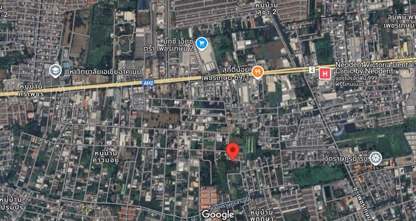 For SaleLandBang kae, Phetkasem : Land for sale, Phetkasem 77, Soi 1, 6 rai filled, opposite Phromsiri Village, only 1.4 km from Phetkasem main road. Suitable for building a village, residential area.