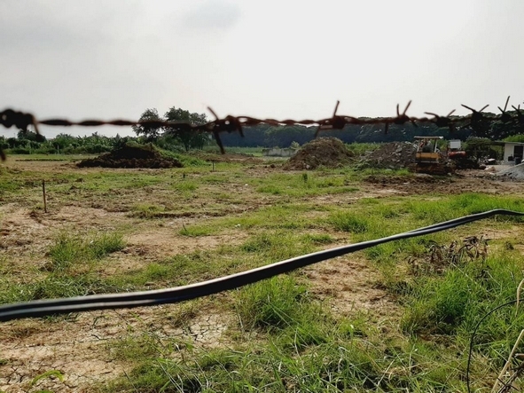 For SaleLandBang kae, Phetkasem : Land for sale, Phetkasem 77, Soi 1, 6 rai filled, opposite Phromsiri Village, only 1.4 km from Phetkasem main road. Suitable for building a village, residential area.