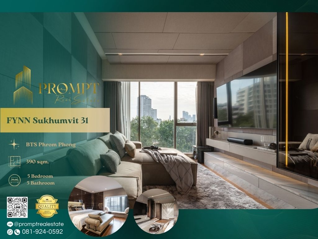 For SaleCondoSukhumvit, Asoke, Thonglor : EF00870 - FYNN Sukhumvit 31 :  ฟินน์ สุขุมวิท 31 - BTS Phrom Phong / MRT Asoke