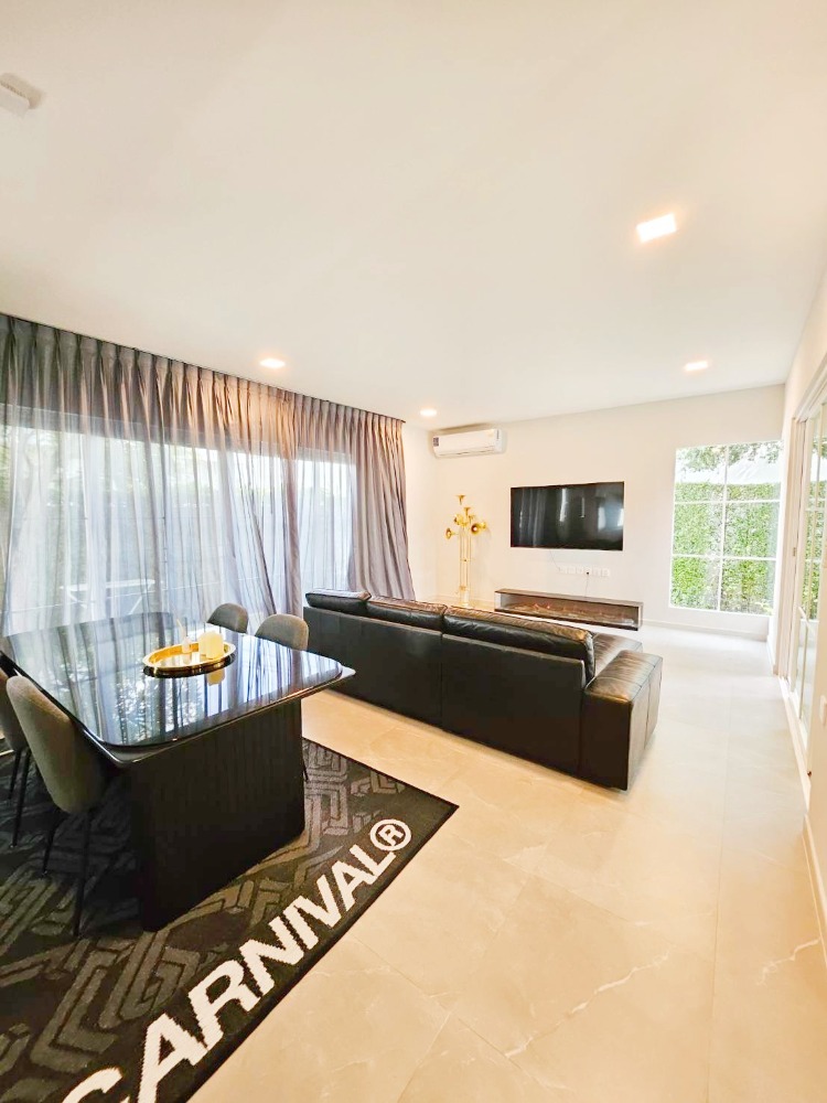 For RentHouseBangna, Bearing, Lasalle : House for rent, Chaiyaphruek, Bangna, Km.15, 59 sqw, corner unit, fully furnished.