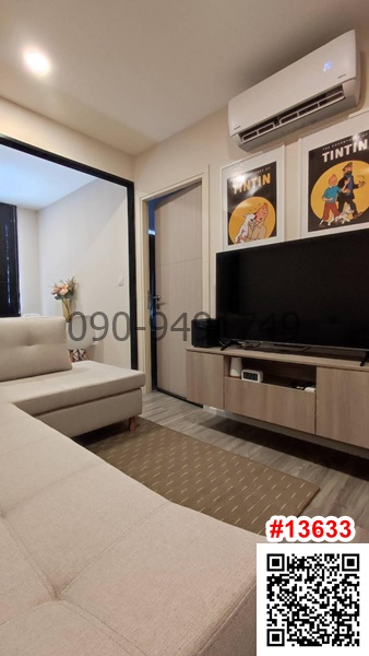 For RentCondoOnnut, Udomsuk : Condo for rent Ikon Sukhumvit 77, 6th floor, Building A, near BTS On Nut