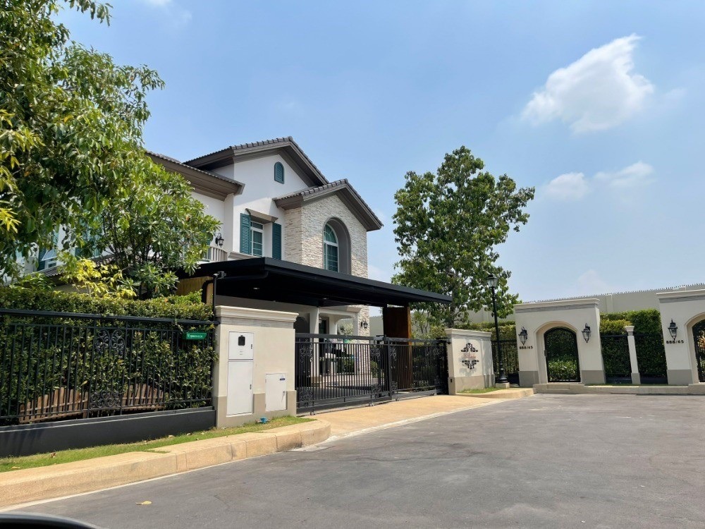 For RentHouseVipawadee, Don Mueang, Lak Si : For rent, Nantawan Ramintra-Paholyothin 50, 108 sqw, 4 bedrooms, 4 bathrooms, corner, elegantly-furnished.