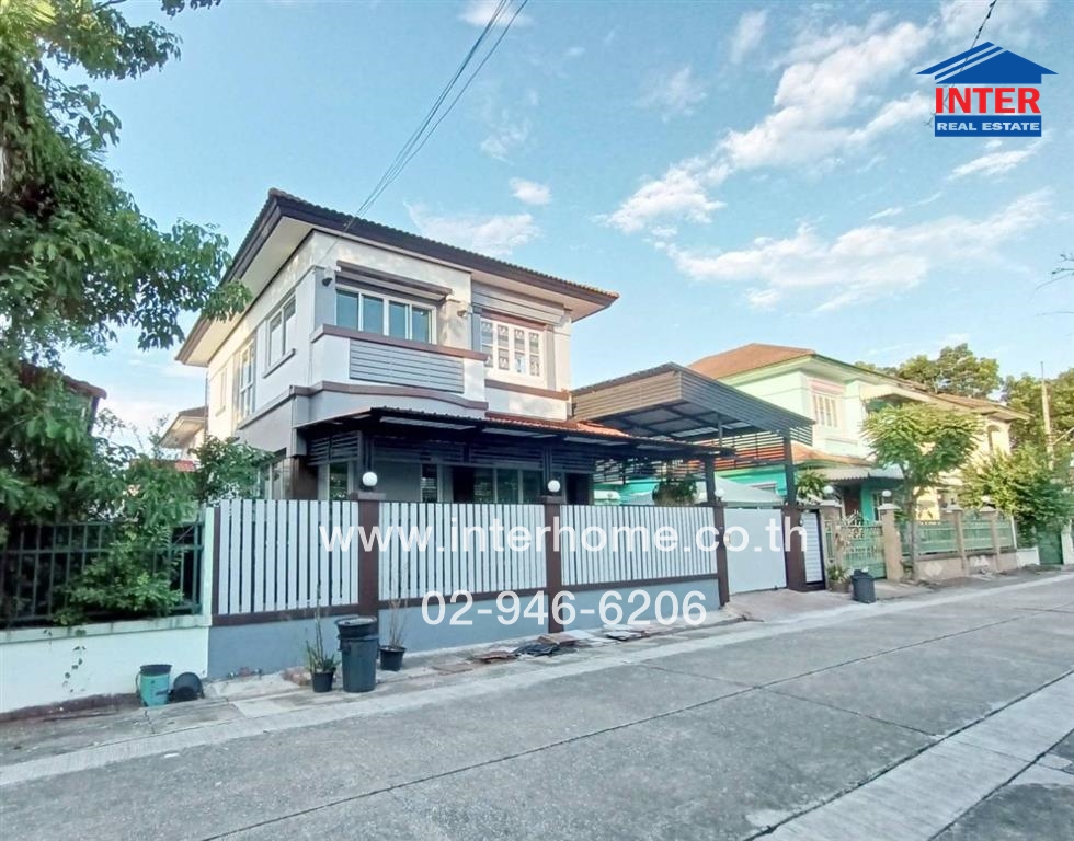 For SaleHouseNonthaburi, Bang Yai, Bangbuathong : 2-storey detached house, 53 sq m, Chaiyapruek Village, Soi Wat Lat Pla Duk, Soi Wat Lat Pla Duk, Kanchanaphisek Road (west), Rattanathibet Road, Bang Bua Thong, Nonthaburi