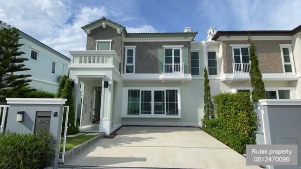 ให้เช่าบ้านบางนา แบริ่ง ลาซาล : 🏡 Anya Bangna Ram 2 - Modern 3BR Home for Rent (RB420)