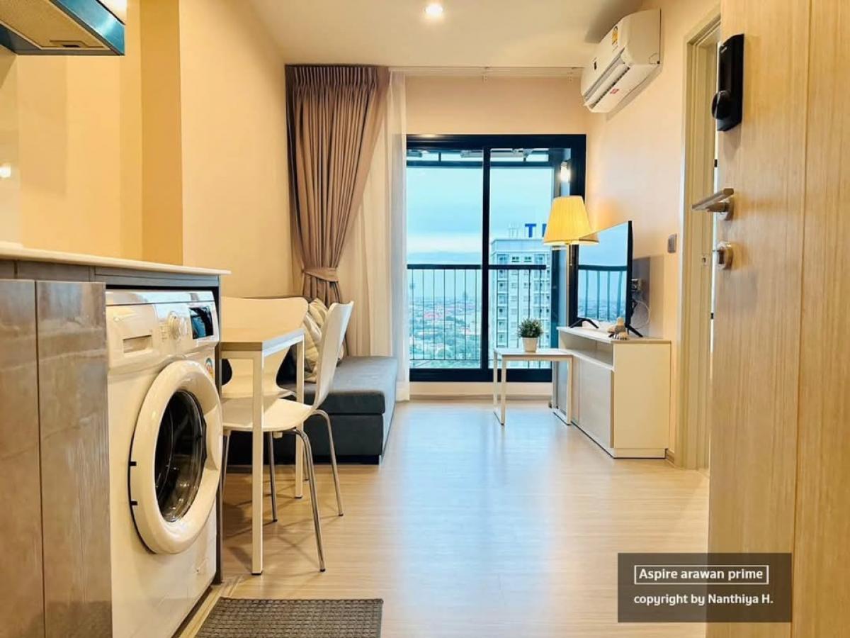 For RentCondoSamut Prakan,Samrong : For rent: Aspire Erawan Prime, Building A, 27th floor, open view, south side, size 27.00 sq m., price 11,000 baht.