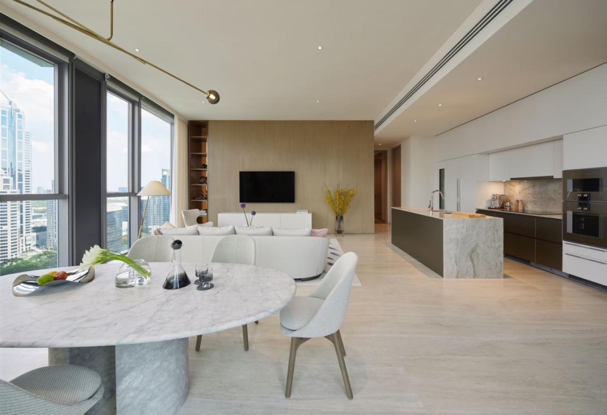 For SaleCondoWitthayu, Chidlom, Langsuan, Ploenchit : Condo for sale Scope Langsuan size 166 Sq.m 137,000,000 M Contact 086-7959997 (Jimmy)