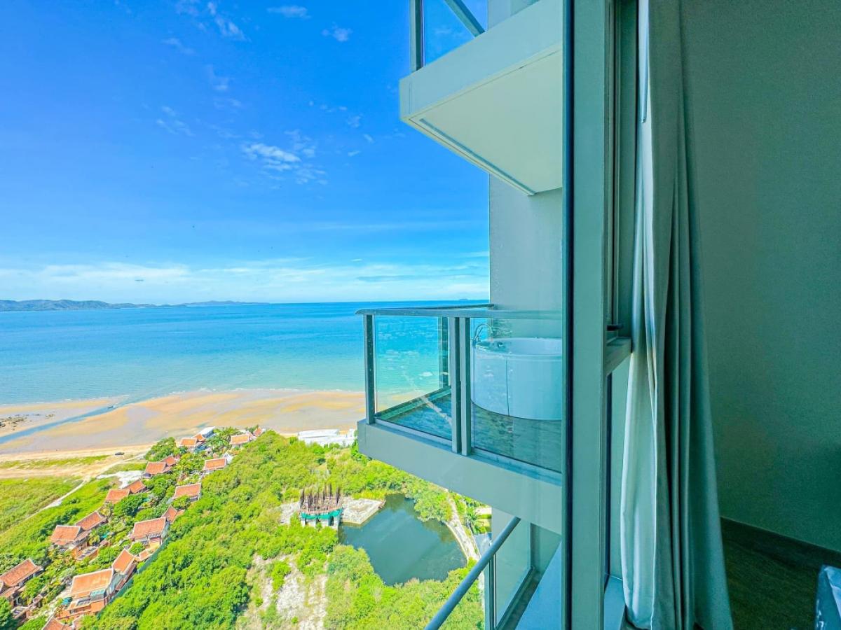 ให้เช่าคอนโดพัทยา บางแสน ชลบุรี สัตหีบ : 🎉For Rent🎉 The Riviera Monaco 🎉 1 Bedroom 🎉 40 SQM  ❗️ seaview on 33 floor