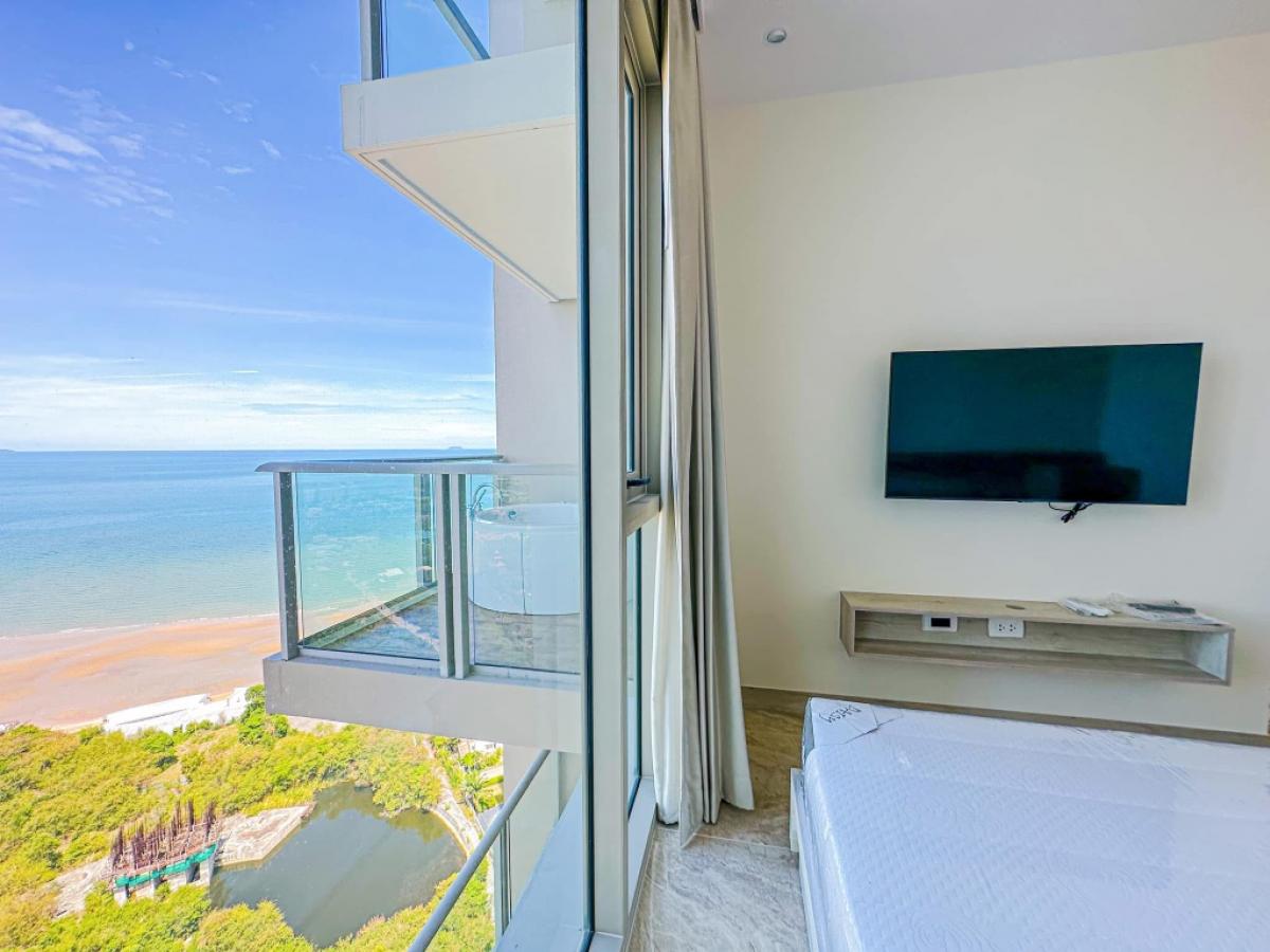 ให้เช่าคอนโดพัทยา บางแสน ชลบุรี สัตหีบ : 🎉For Rent🎉 The Riviera Monaco 🎉 1 Bedroom 🎉 40 SQM  ❗️ seaview on 33 floor