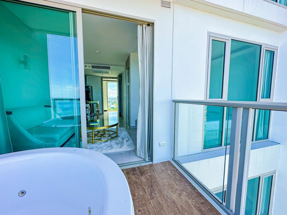 ให้เช่าคอนโดพัทยา บางแสน ชลบุรี สัตหีบ : 🎉For Rent🎉 The Riviera Monaco 🎉 1 Bedroom 🎉 40 SQM  ❗️ seaview on 33 floor