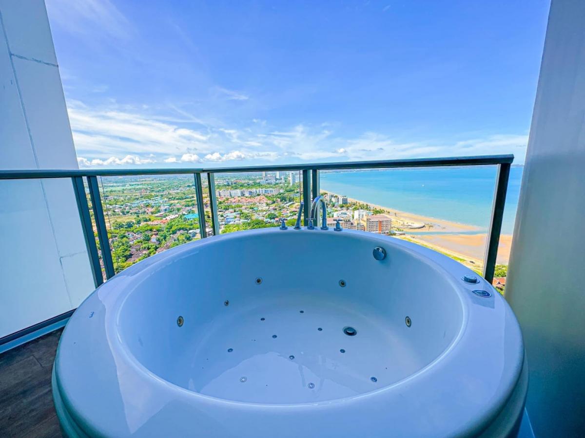 ให้เช่าคอนโดพัทยา บางแสน ชลบุรี สัตหีบ : 🎉For Rent🎉 The Riviera Monaco 🎉 1 Bedroom 🎉 40 SQM  ❗️ seaview on 33 floor