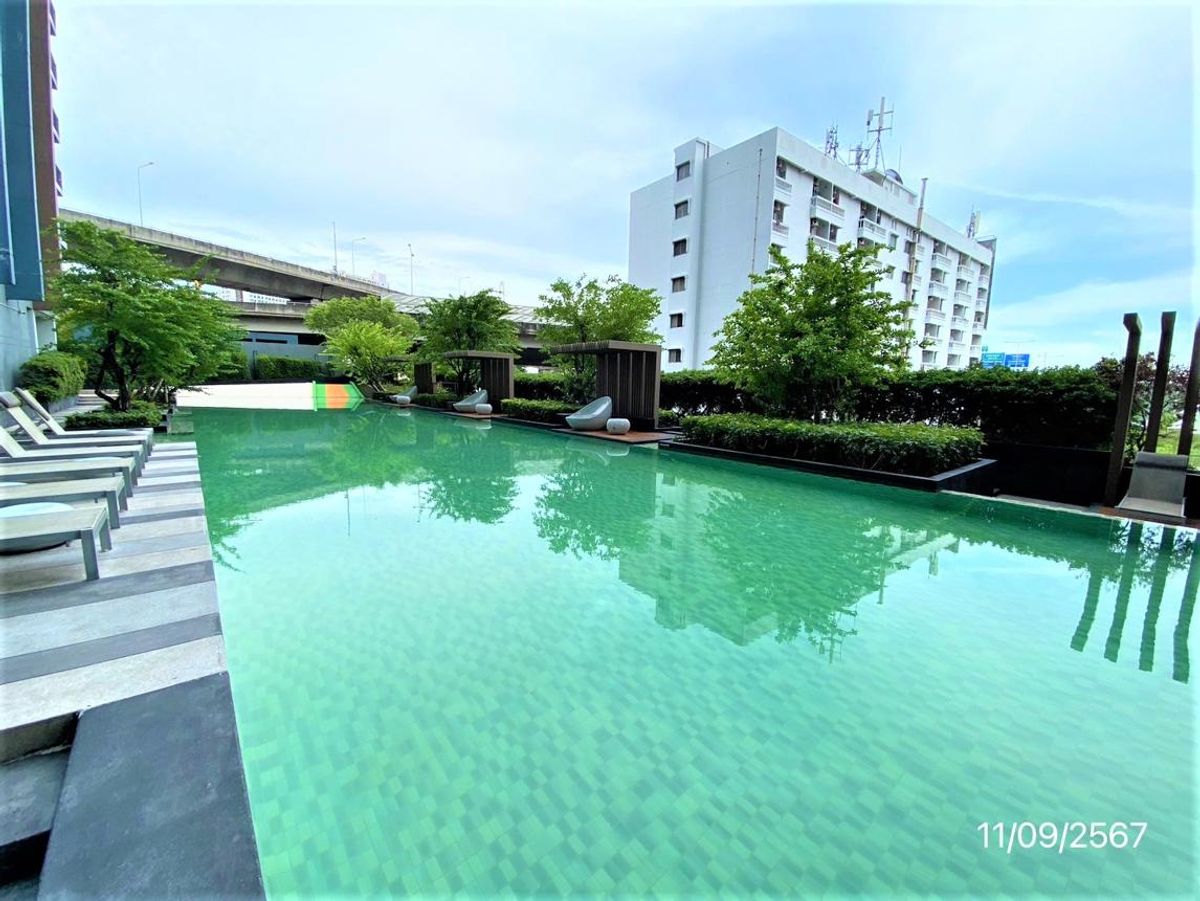 ขายคอนโดพระราม 9 เพชรบุรีตัดใหม่ RCA : เดอะเบส พระราม9 ชั้น 25  29 ตร.ม. 1นอน 1น้ำ หัวหมาก บางกะปิ กรุงเทพ วิวเมือง  