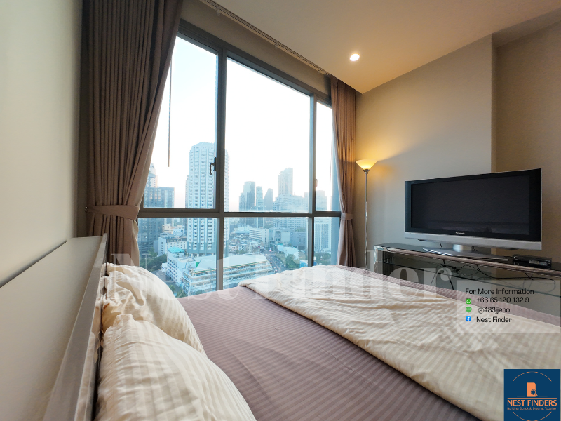 ให้เช่าคอนโดสุขุมวิท อโศก ทองหล่อ : Corner Unit with Stunning City Views : For Rent: Quattro by Sansiri