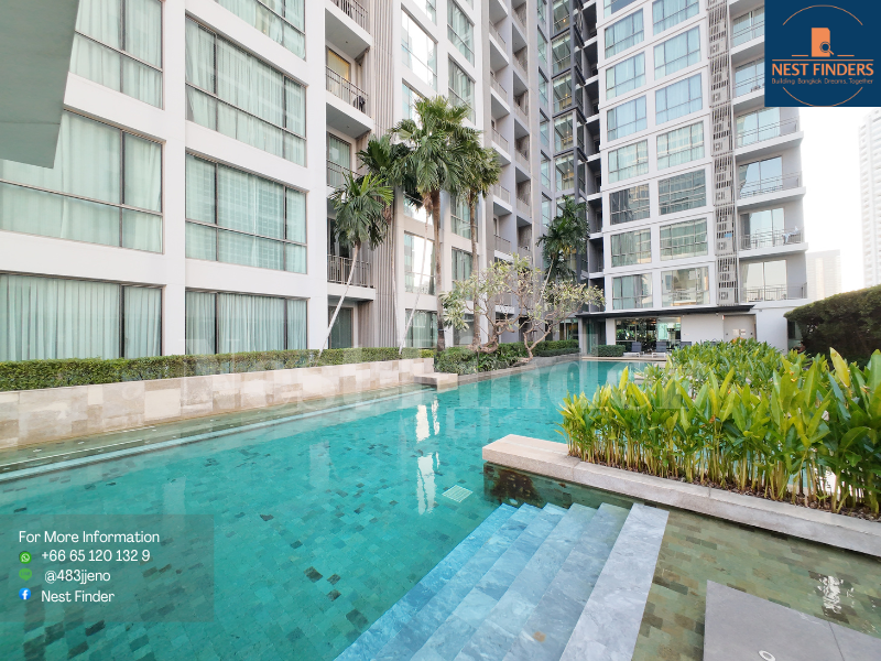 ให้เช่าคอนโดสุขุมวิท อโศก ทองหล่อ : Corner Unit with Stunning City Views : For Rent: Quattro by Sansiri