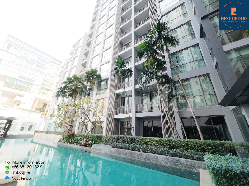 ให้เช่าคอนโดสุขุมวิท อโศก ทองหล่อ : Corner Unit with Stunning City Views : For Rent: Quattro by Sansiri