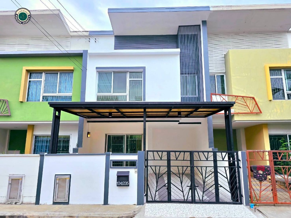 For SaleTownhomeNawamin, Ramindra : For sale, second-hand house, ready to move in, I-Design Village, Wongwaen-Ramintra, I-Design Wongwaen-Ramintra, along Khlong Song, Safari World, Khlong Sam Wa, Fashion Island, Phraya Suren, Hathai Rat, Min Buri, Nimit Mai, Khu Bon, Suwinthawong