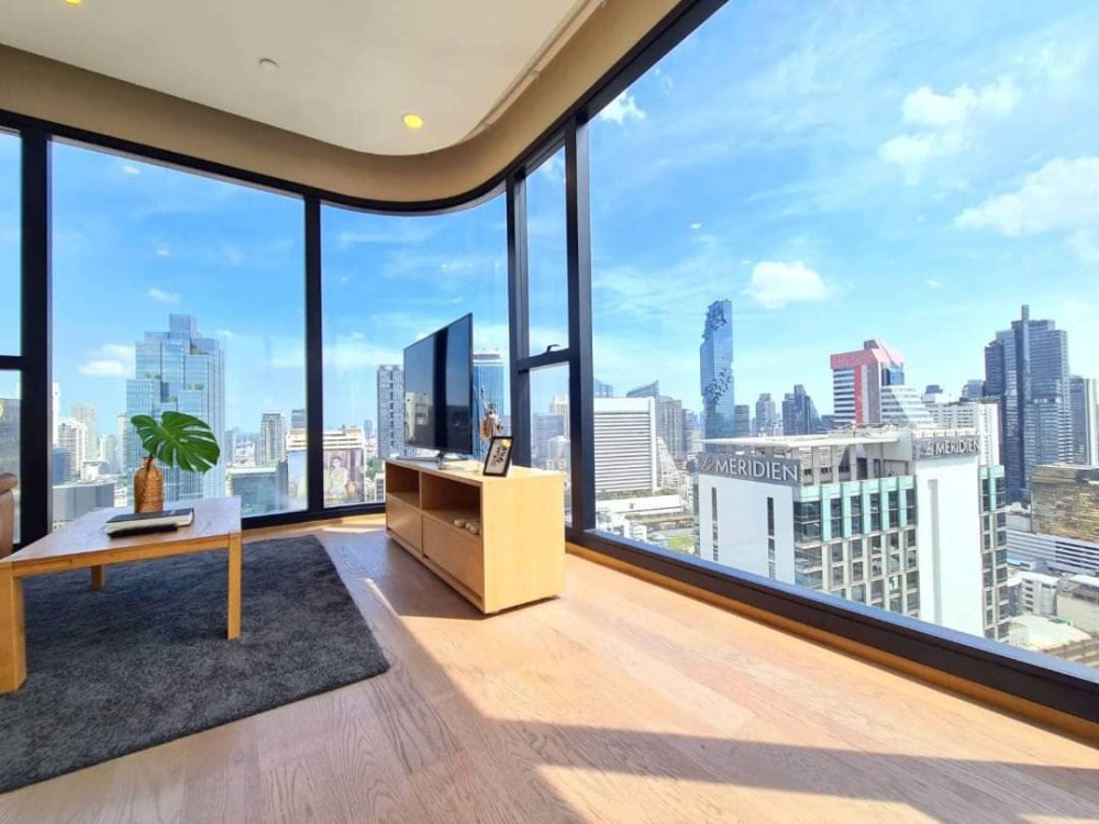 For RentCondoSiam Paragon ,Chulalongkorn,Samyan : 🔥For urgent rent🔥 Condo Ashton Chula Silom (Ashton Chula-Silom) 2 bedrooms, 1 bathroom, 57 sq m., 30th floor, complete electrical appliances, near MRT Sam Yan, Chulalongkorn University