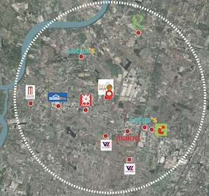 ขายที่ดินแจ้งวัฒนะ เมืองทอง : ขายที่ทำเลทองในเมืองทองธานี ติดกับโครงการ Beehive ใกล้กับ Impact เมืองทองเพียง 2 กม