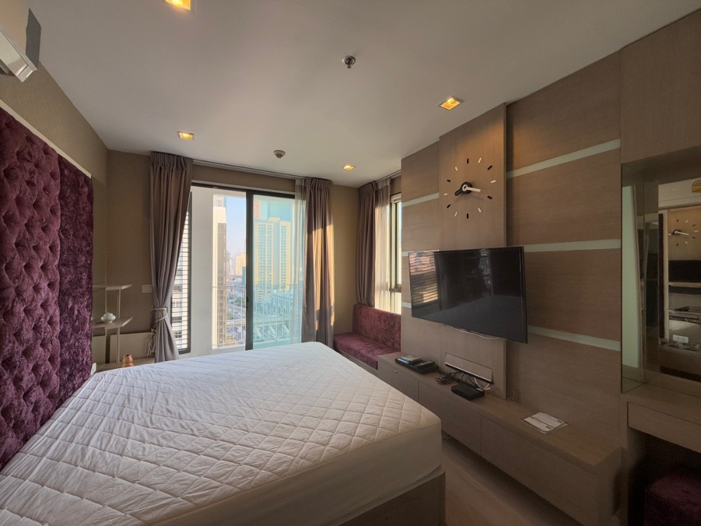 For RentCondoRatchathewi,Phayathai : For rent IDEO Mobi Phayathai Condo, only 280 m. from BTS Phayathai , 2 bedrooms, 16th floor, beautiful view