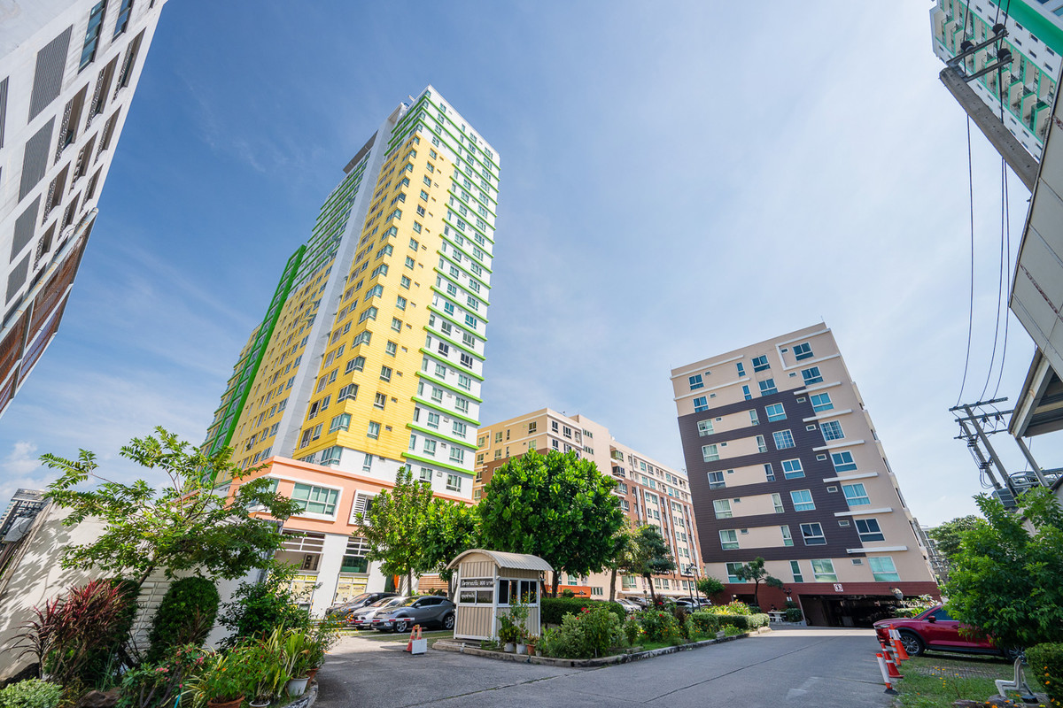 For SaleCondoKaset Nawamin,Ladplakao : Corner room, complete with furniture and appliances⭐Premsiri Boutique Park (Premsiri Boutique Park)