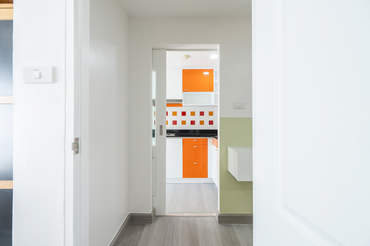 For SaleCondoKaset Nawamin,Ladplakao : Corner room, complete with furniture and appliances⭐Premsiri Boutique Park (Premsiri Boutique Park)