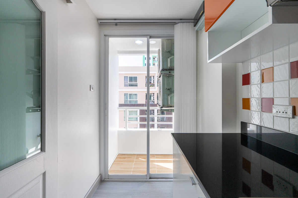 For SaleCondoKaset Nawamin,Ladplakao : Corner room, complete with furniture and appliances⭐Premsiri Boutique Park (Premsiri Boutique Park)